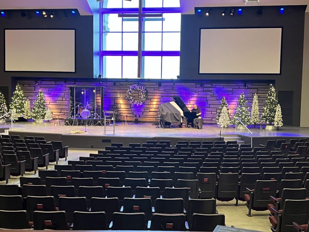 Church auditorium commercial project